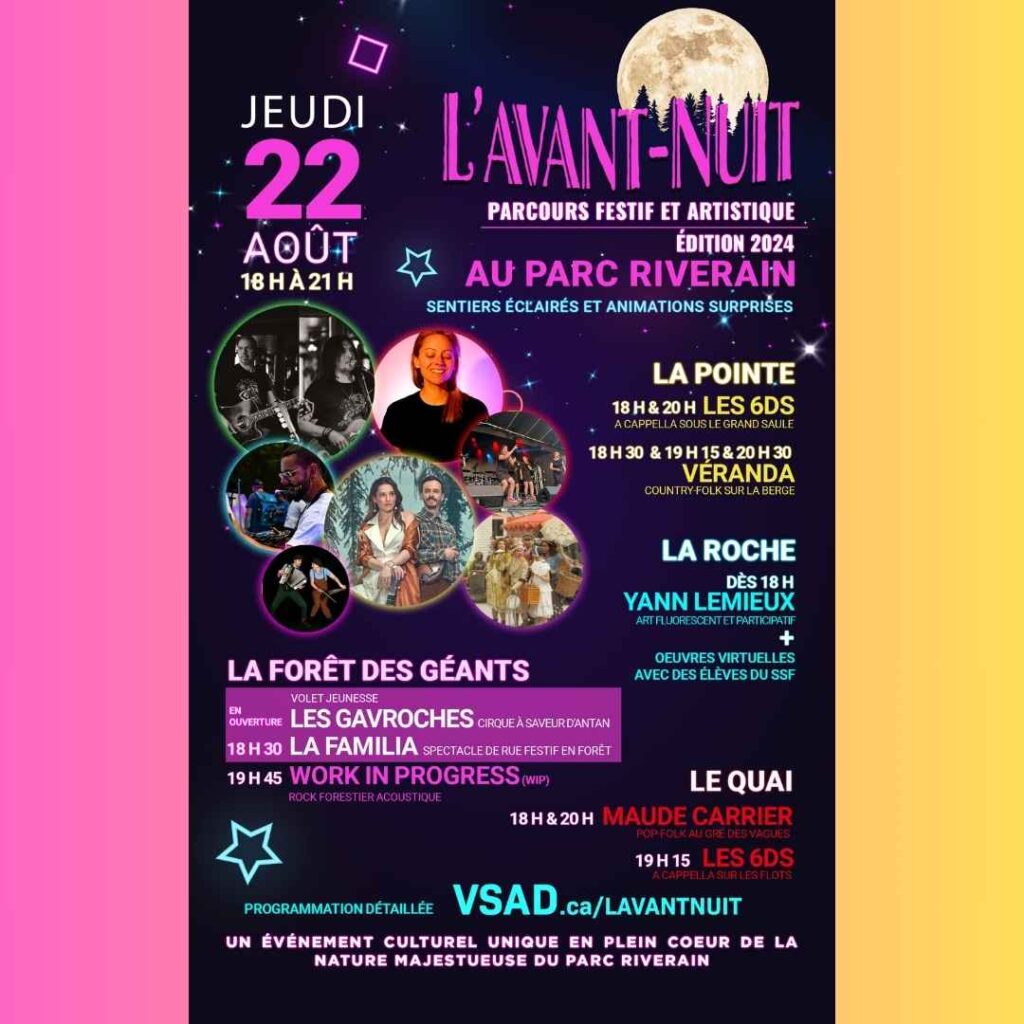 Programme l'Avant-Nuit 2024